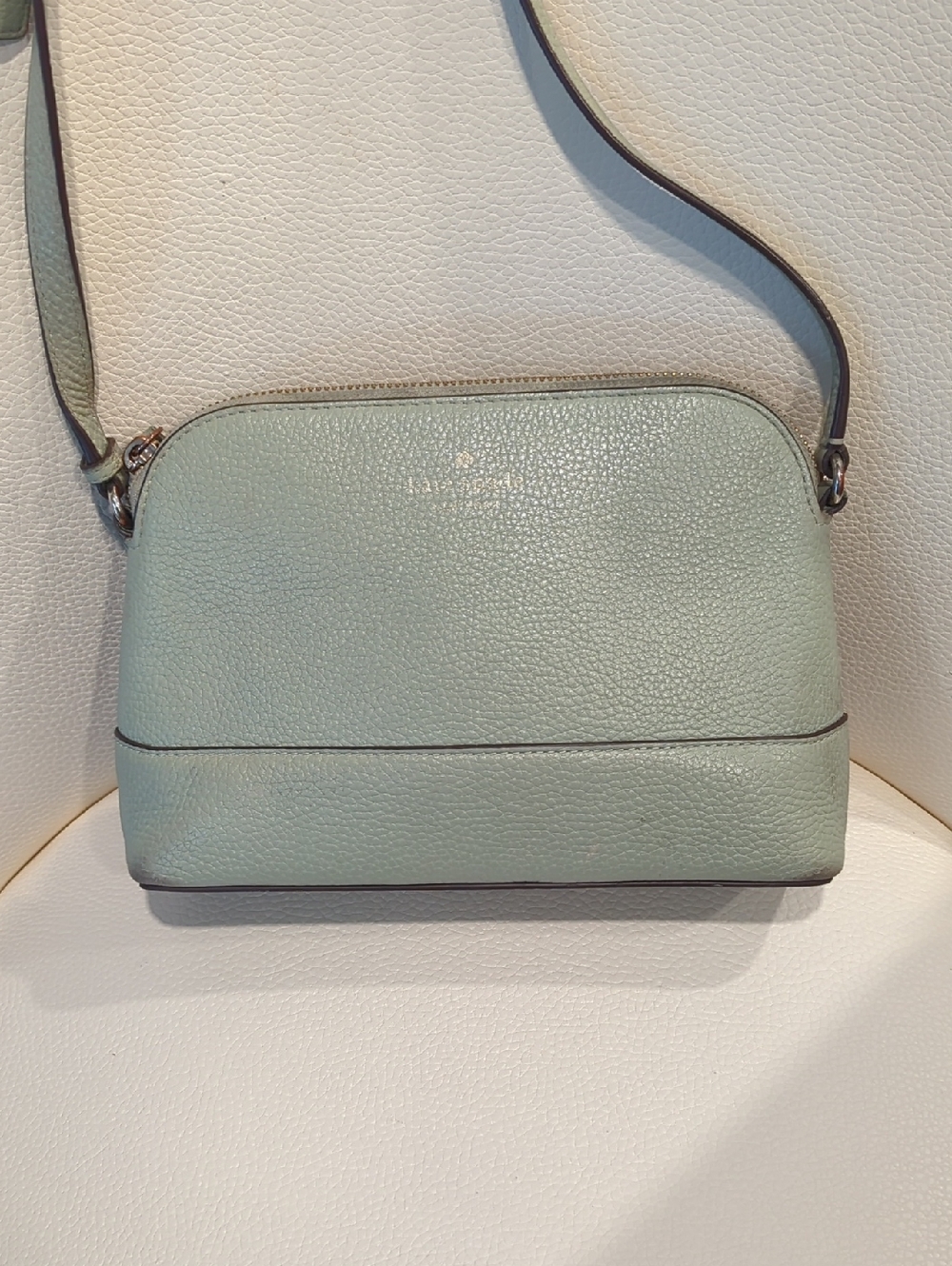 kate spade Mint Green Pebbled Leather Crossbody